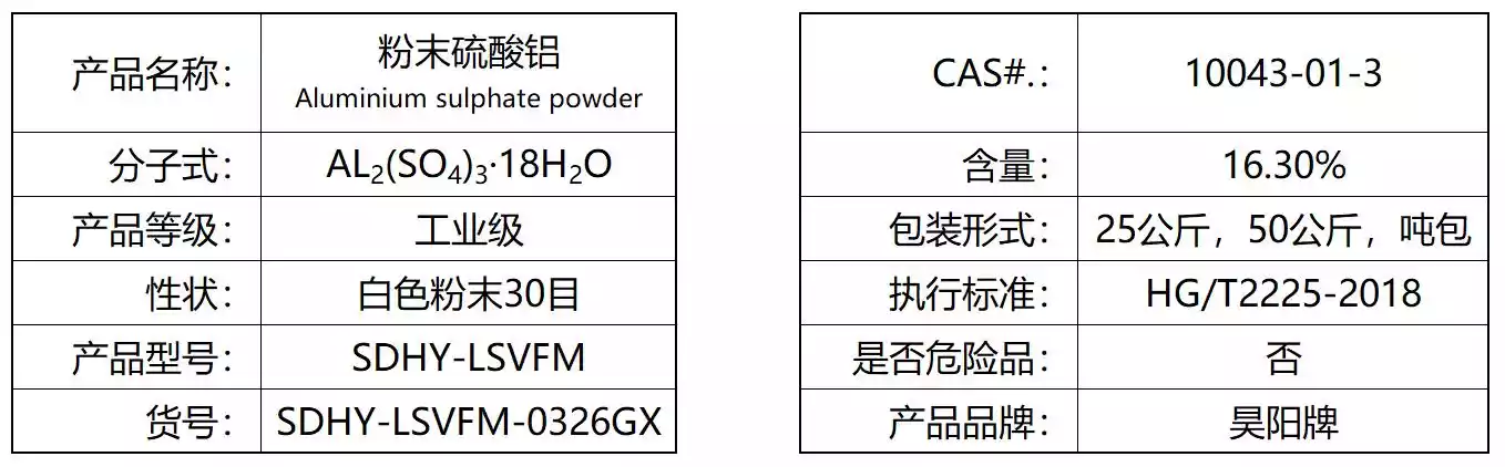 粉末硫酸铝(图1)