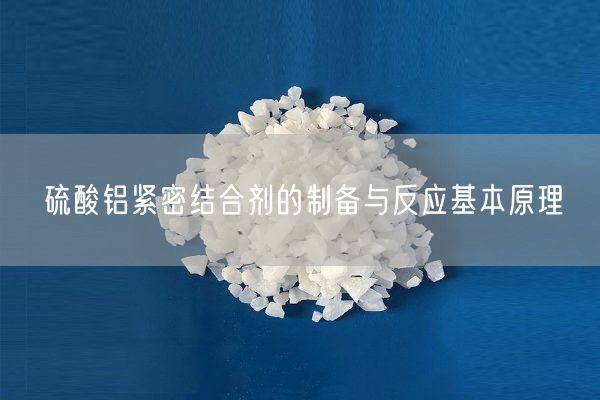 硫酸铝紧密结合剂的制备与反应基本原理(图1)