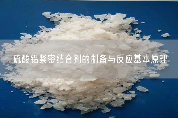 硫酸铝紧密结合剂的制备与反应基本原理(图8)