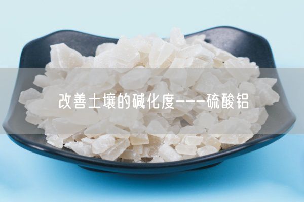 改善土壤的碱化度---硫酸铝(图10)