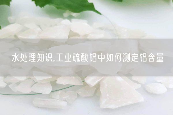 水处理知识,工业硫酸铝中如何测定铝含量(图5)