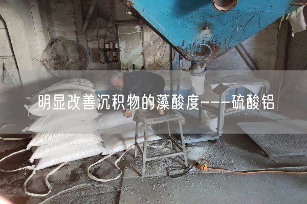 明显改善沉积物的藻酸度---硫酸铝(图9)