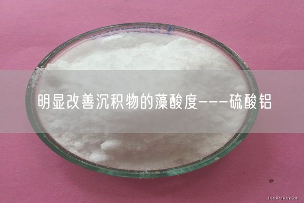 明显改善沉积物的藻酸度---硫酸铝(图10)