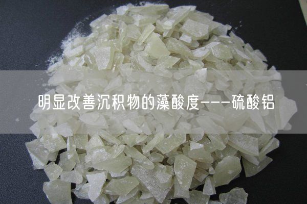 明显改善沉积物的藻酸度---硫酸铝(图8)