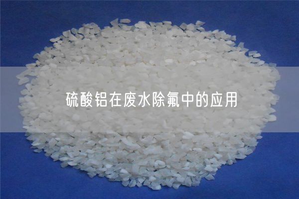 硫酸铝在废水除氟中的应用(图3)